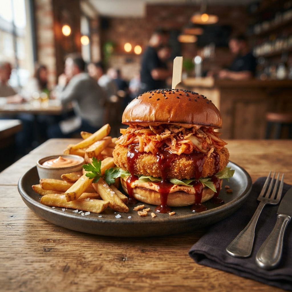 Crispy Beyond burger