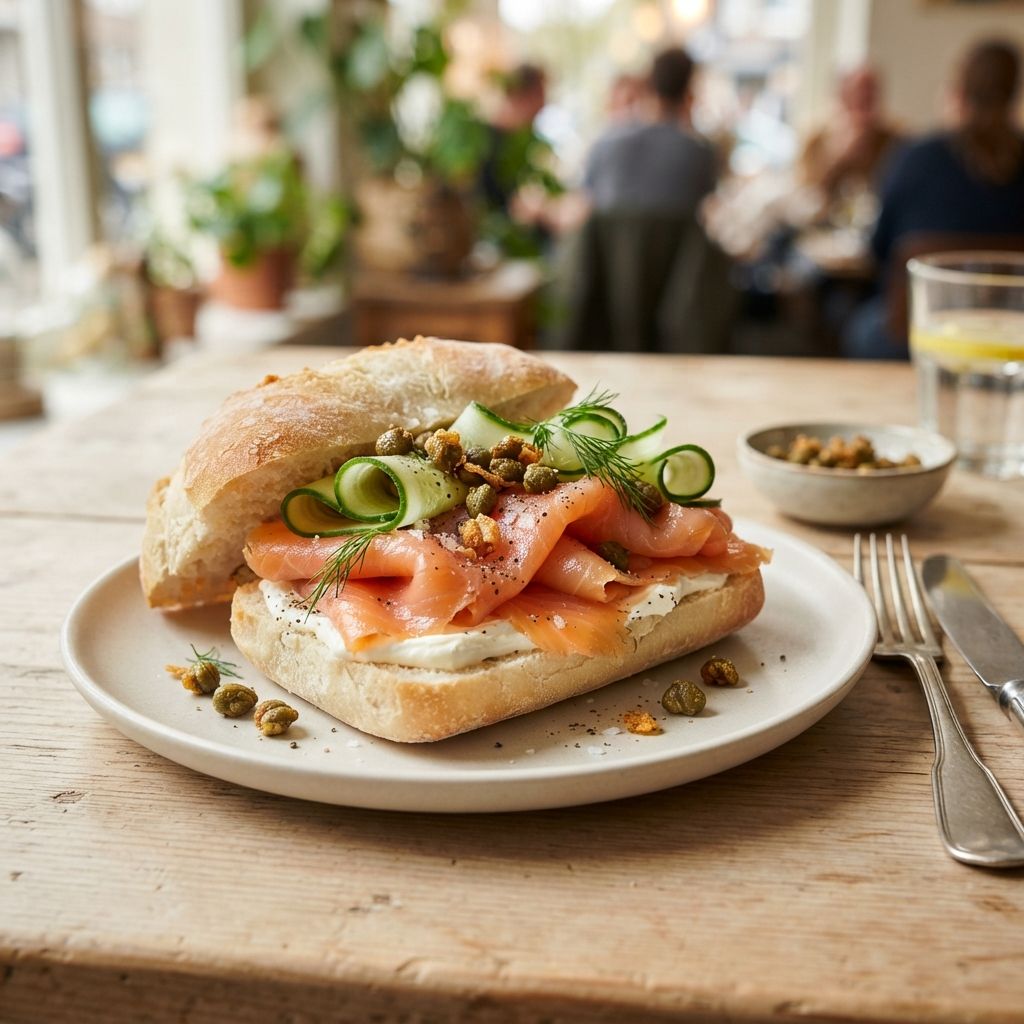 Broodje Gerookte Zalm