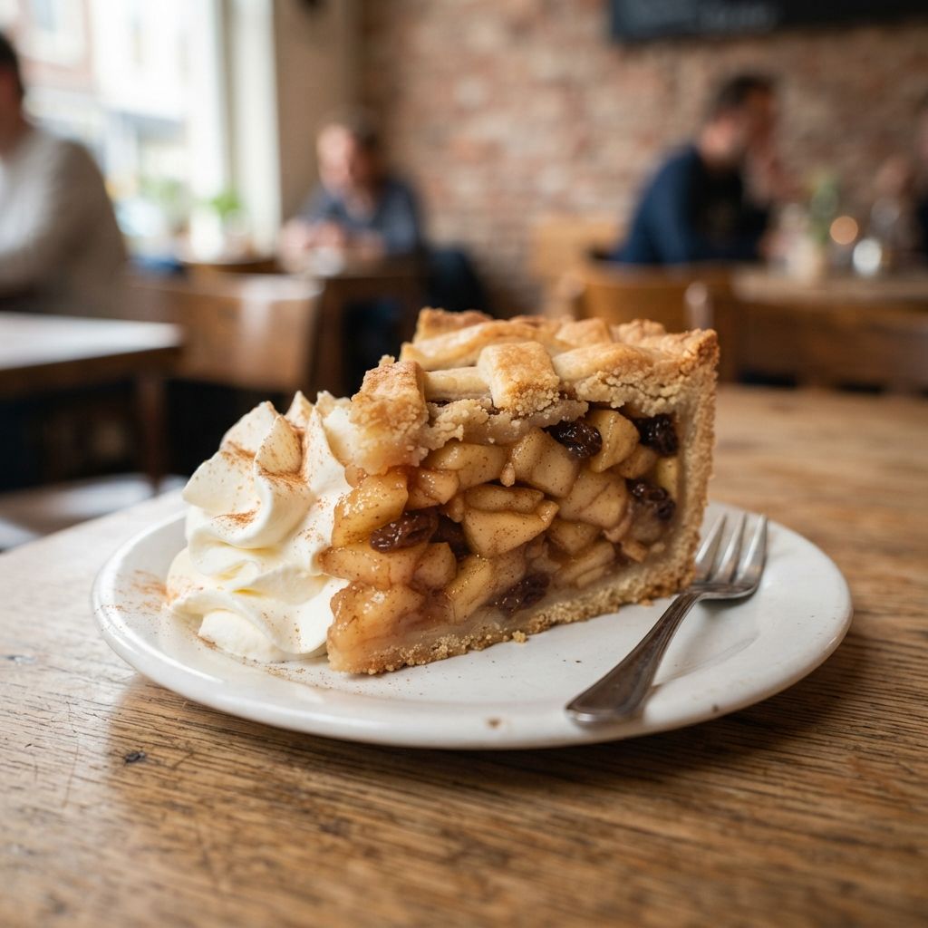 Appelgebak met Slagroom