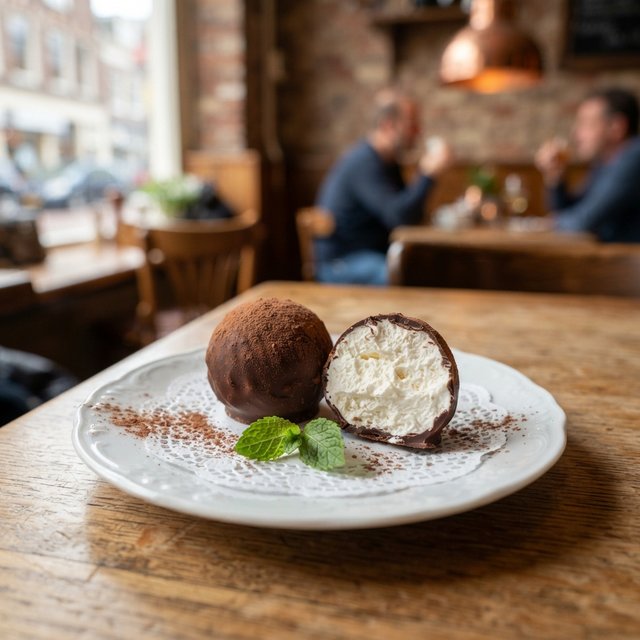 Slagroomtruffels (2) van Van der Linde