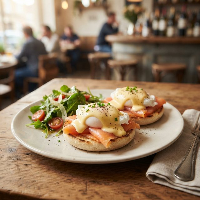 Eggs Benedict (Gerookte Zalm)