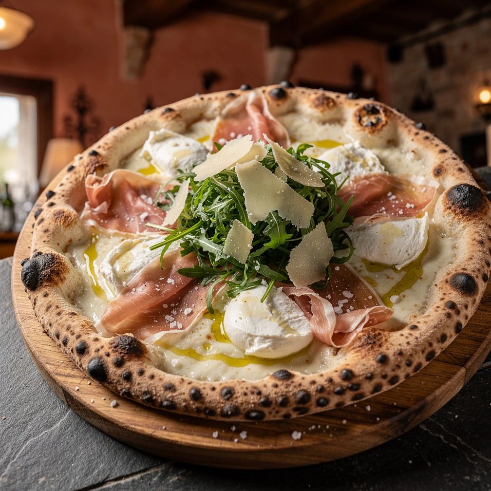 ParmaHam and White Truffle Oil