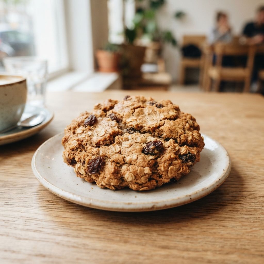 Haver-rozijnenkoek