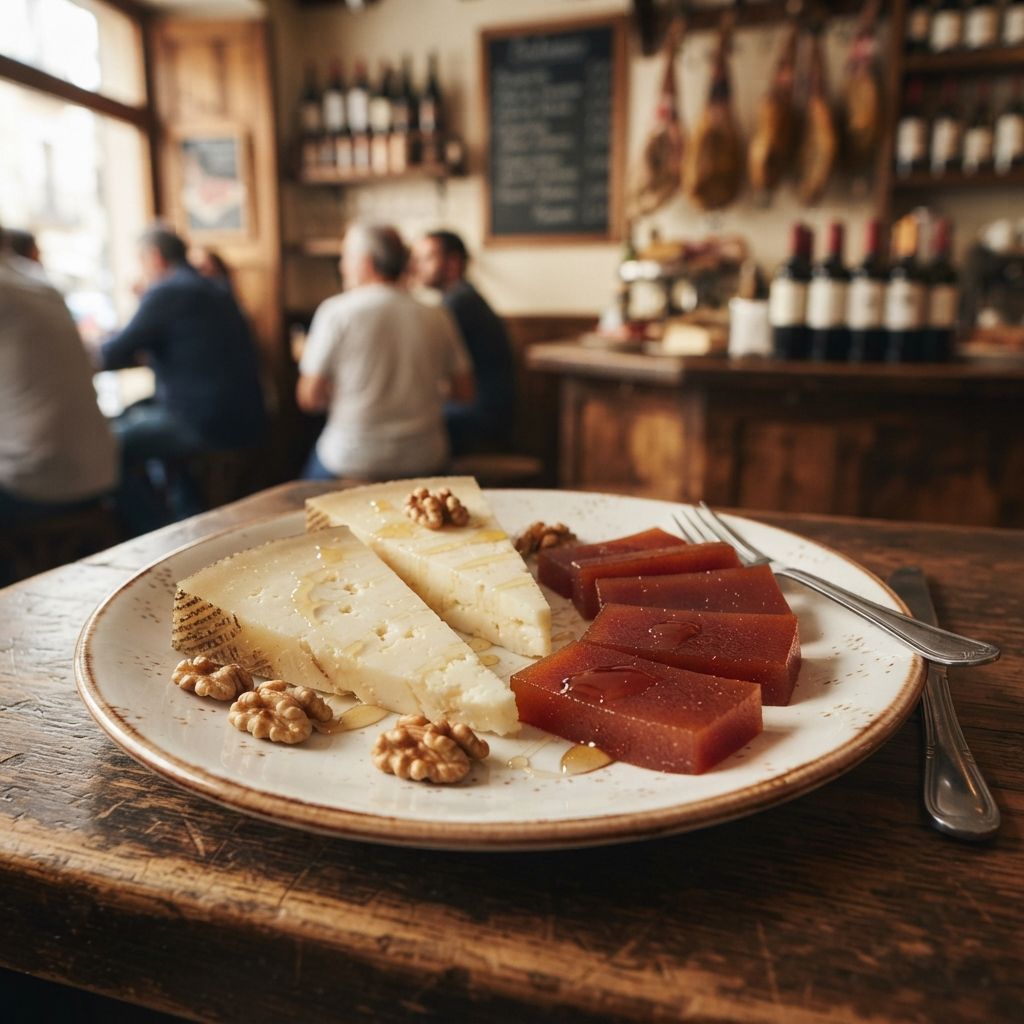 queso con membrillo