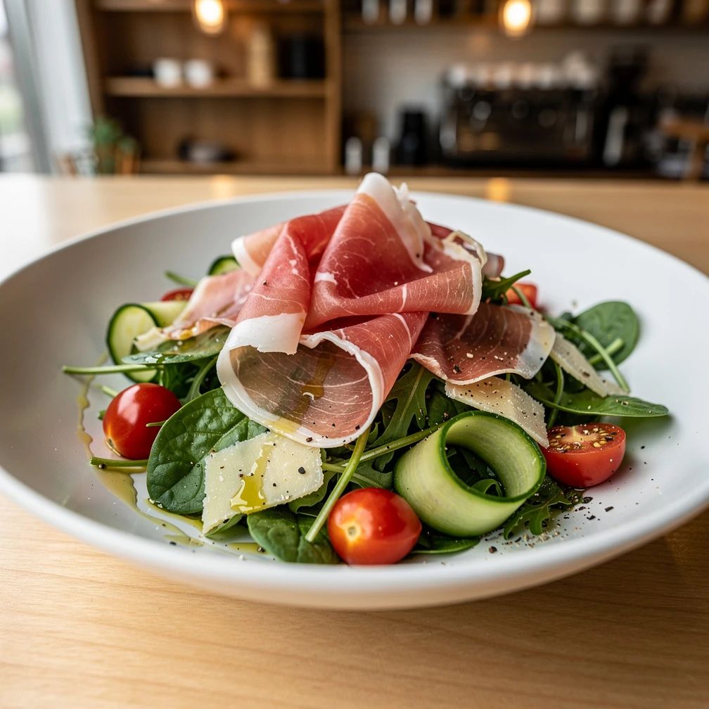 Upgrade salade: Prosciutto