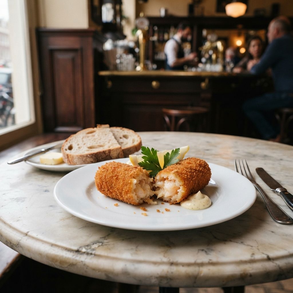 De bekroonde Holtkamp garnalenkroketten met desembrood of frites