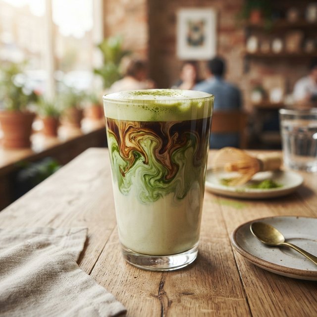DIRTY MATCHA LATTE SOJA