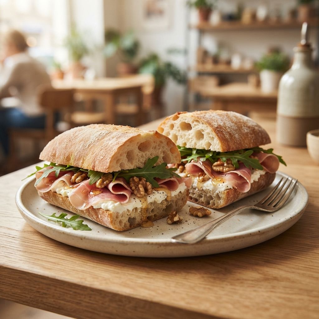 Goat cheese & Parma ham