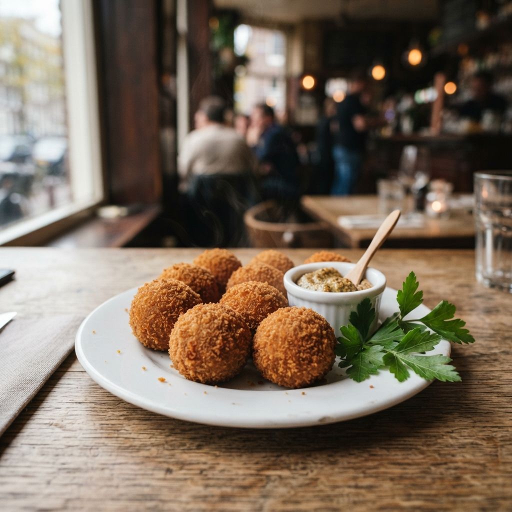 Fried veggieballs (8)