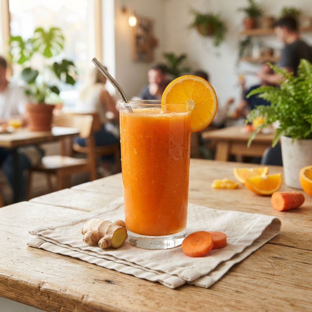 Orange, Carrot & Ginger Juice