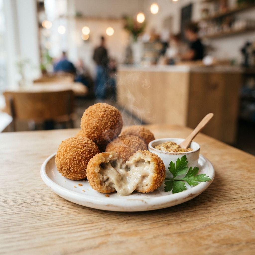 Oyster Mushroom Bitterballen (6)
