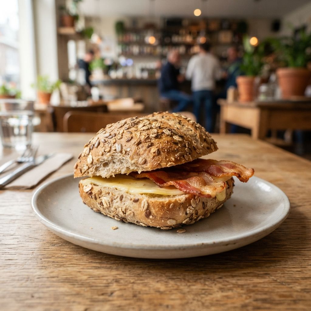 Waldkorn Bun +1 | Cheese 1 | Bacon +