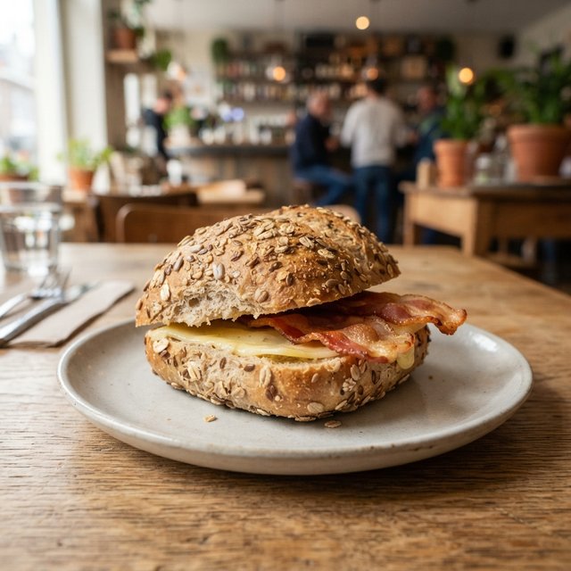 Waldkorn Bun +1 | Cheese 1 | Bacon +