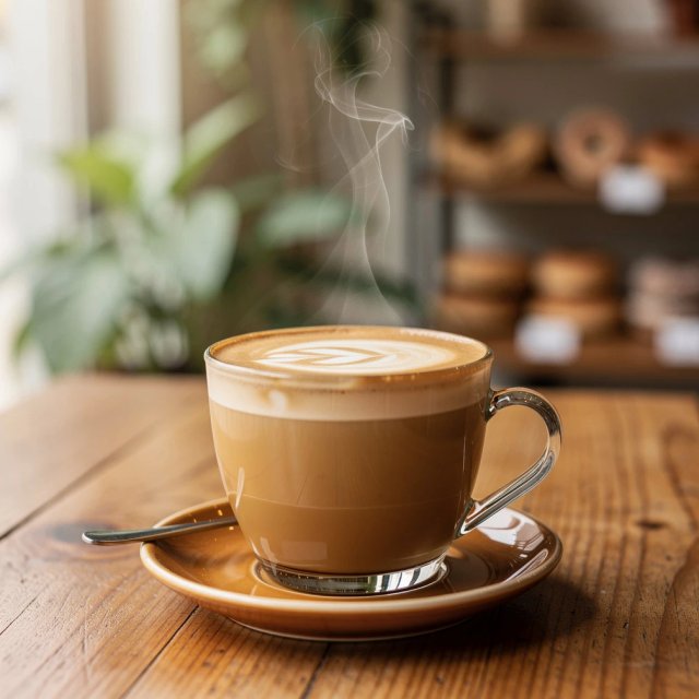 Hojicha latte