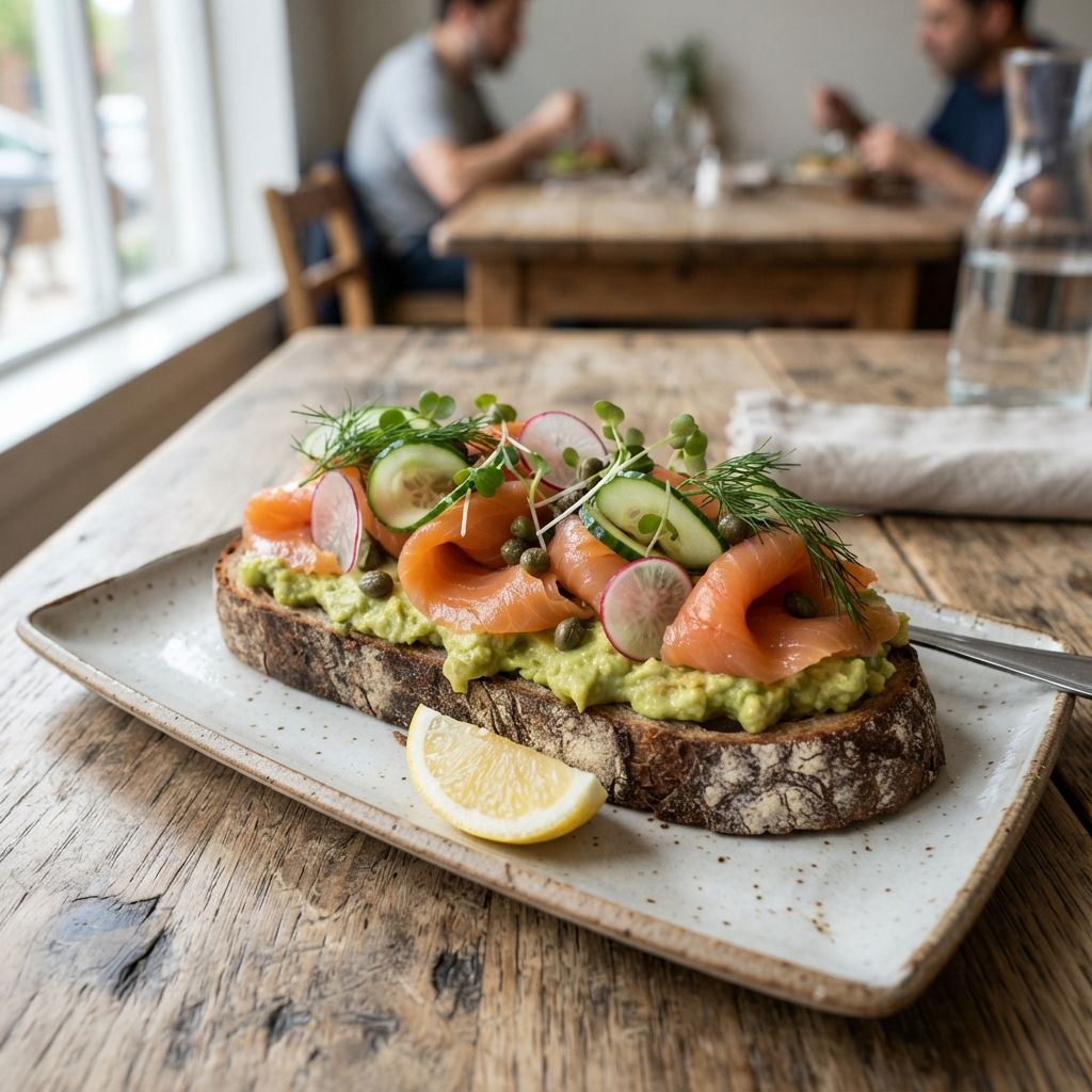 Zalm & avocado tartine