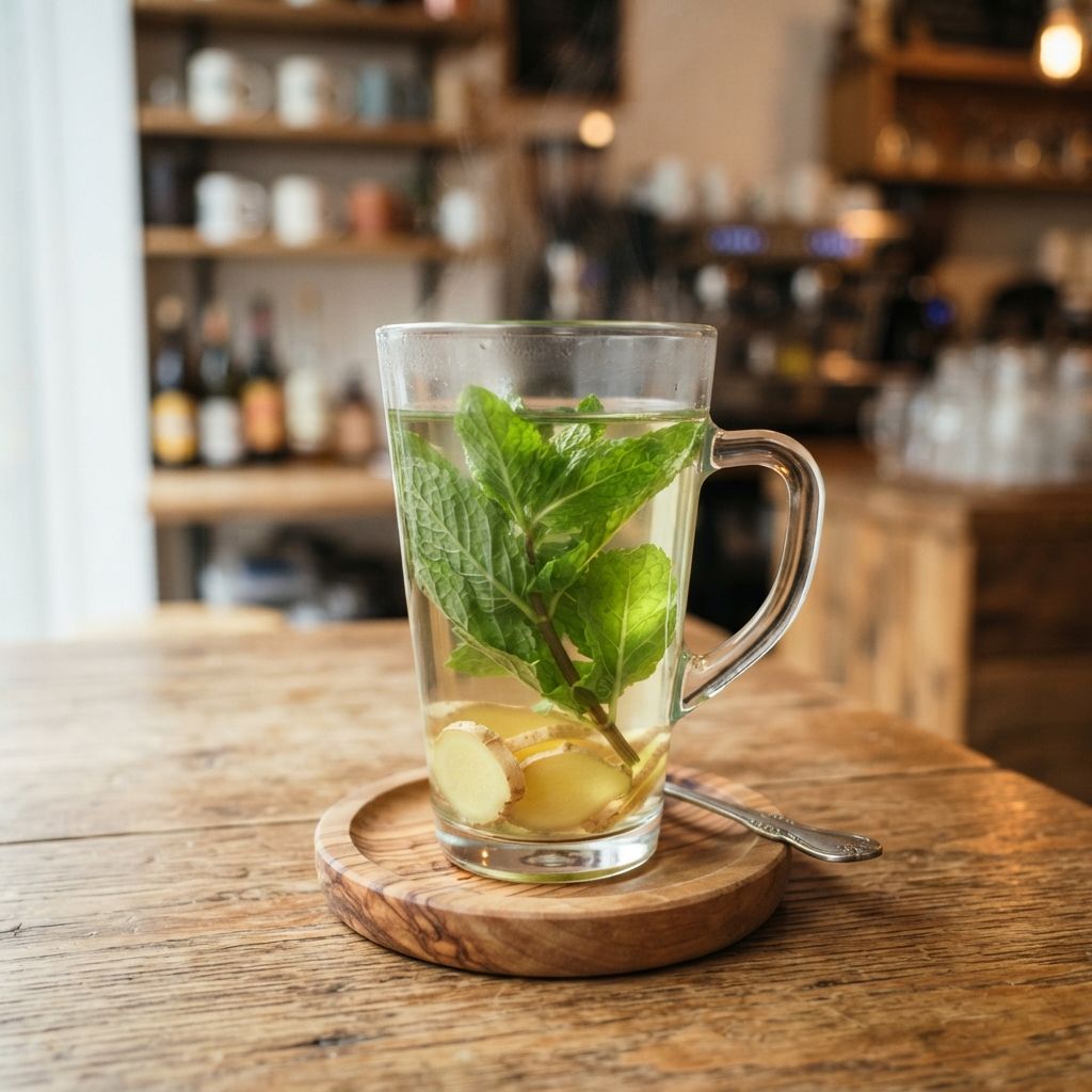 Fresh Mint and Ginger Infusion