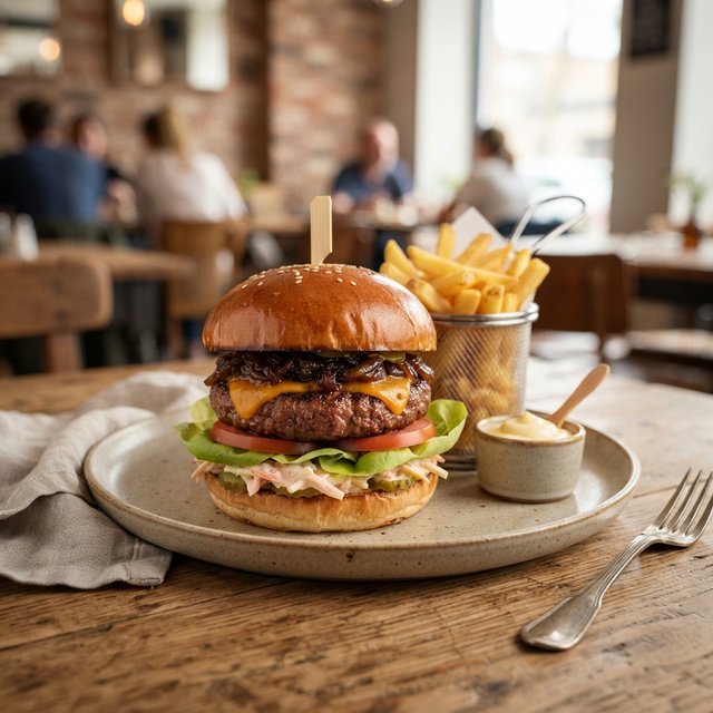 Redefined Meat burger (v)