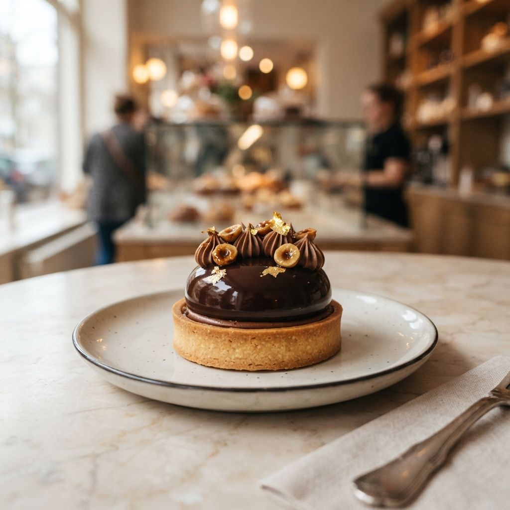 Tartelette hazelnoot-chocolade