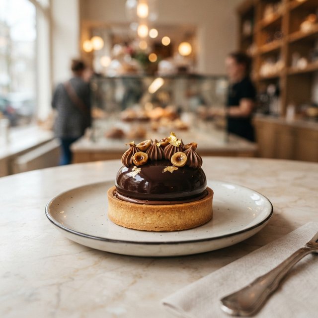 Tartelette hazelnoot-chocolade