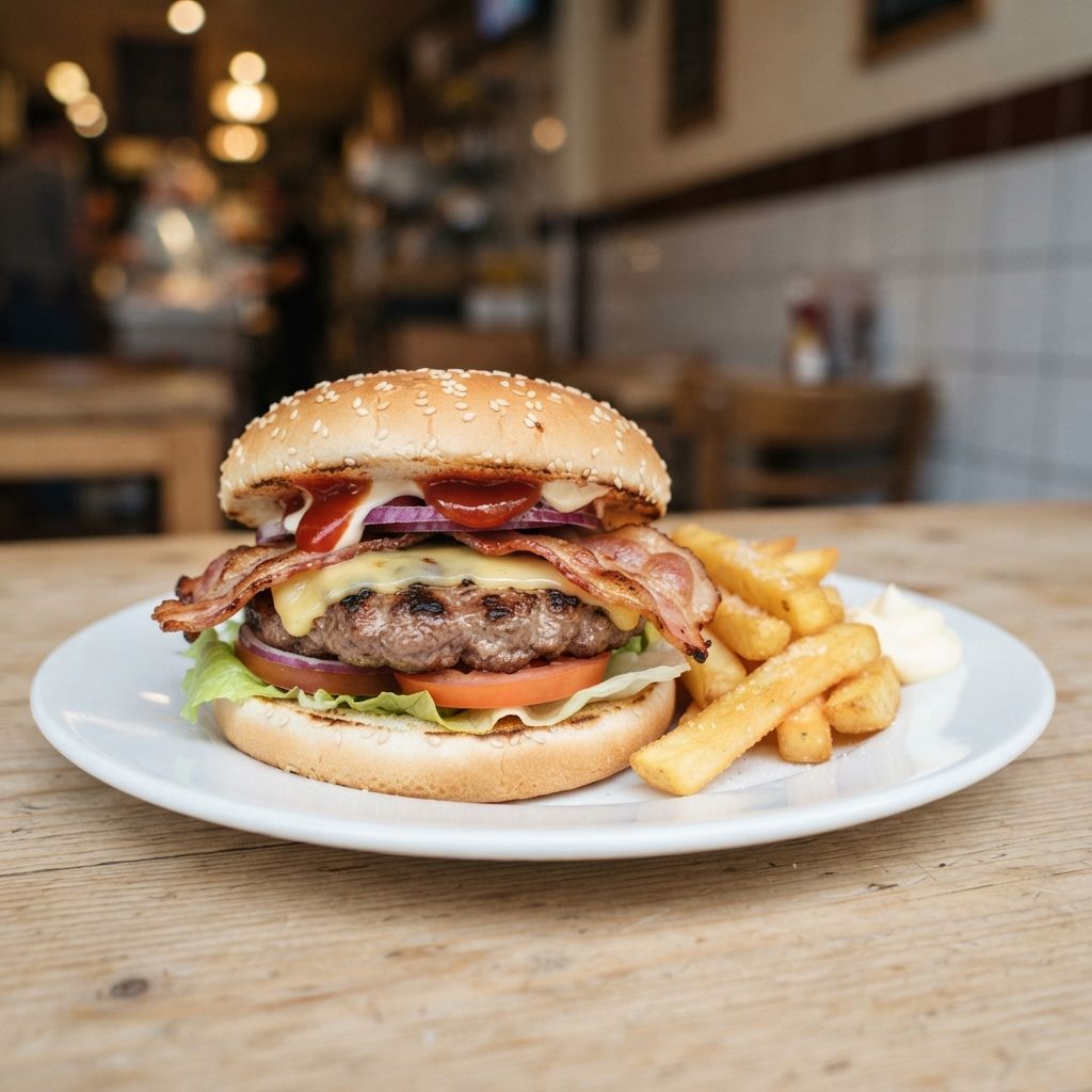 Grillburger met bacon