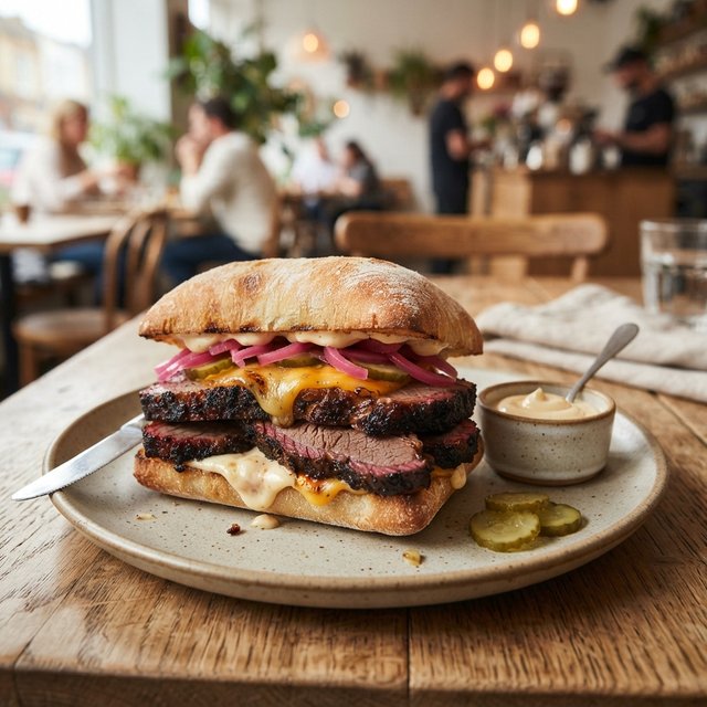 Smoked Brisket Sandwich