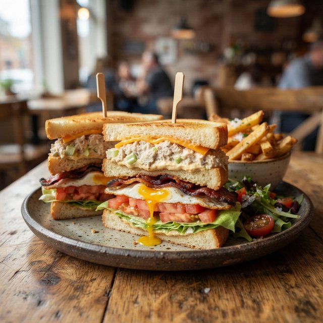 Crazy Tuna Club Sandwich