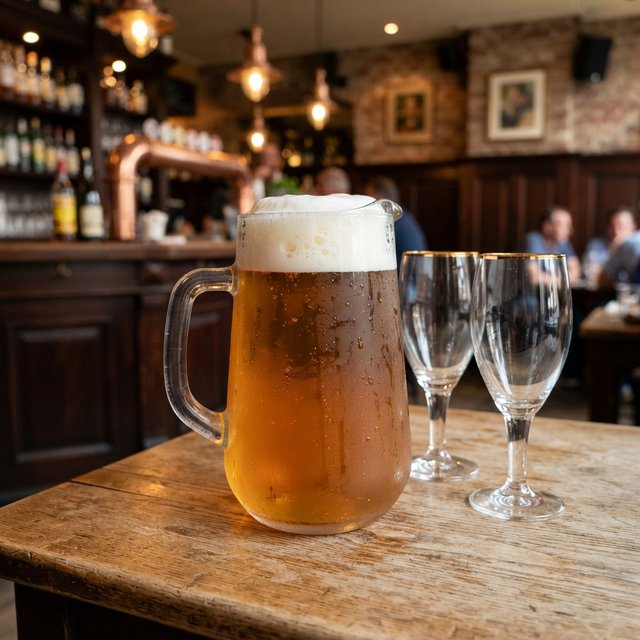 Pitcher speciaal bier