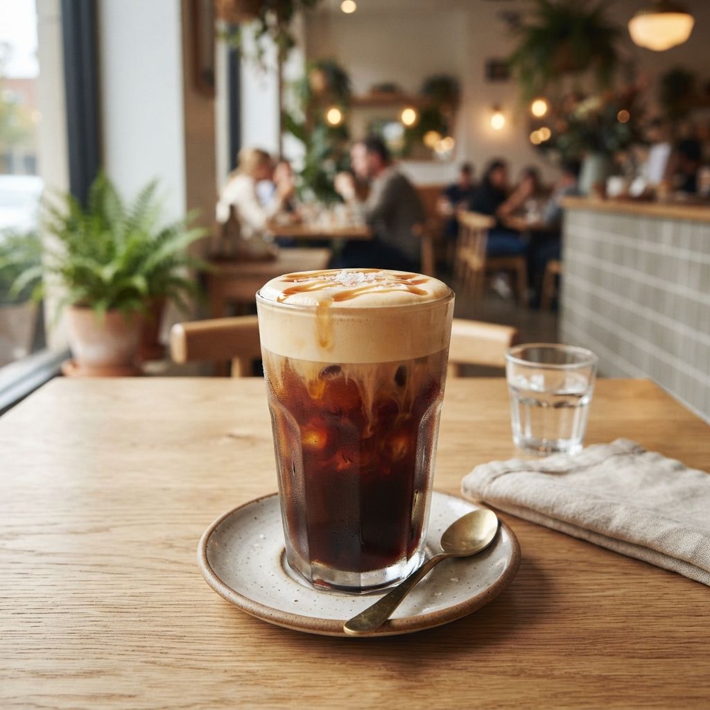 Salted caramel coldbrew