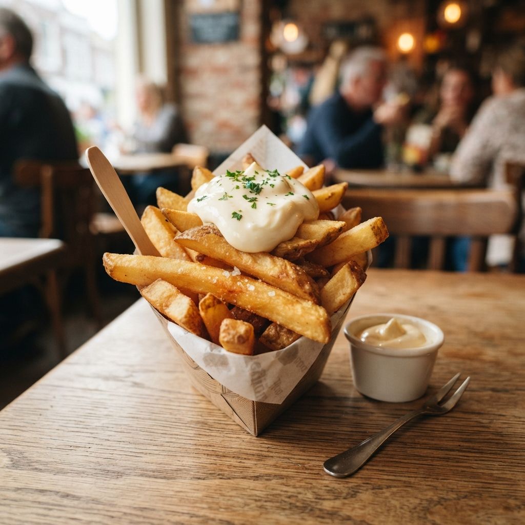 Friet met mayonaise