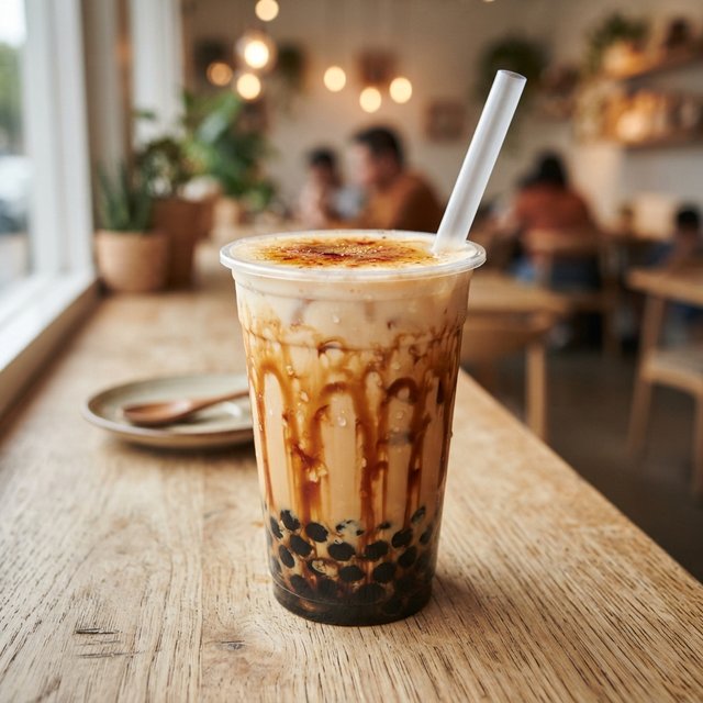 Brown Sugar Crème Brûlée Milk
