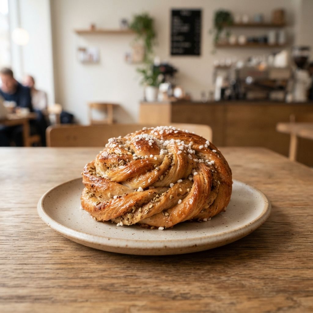 Cardamom bun (V)