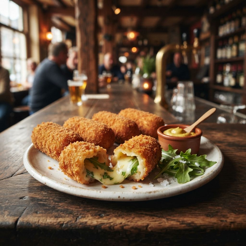 Kaas/Rucola Kroketjes