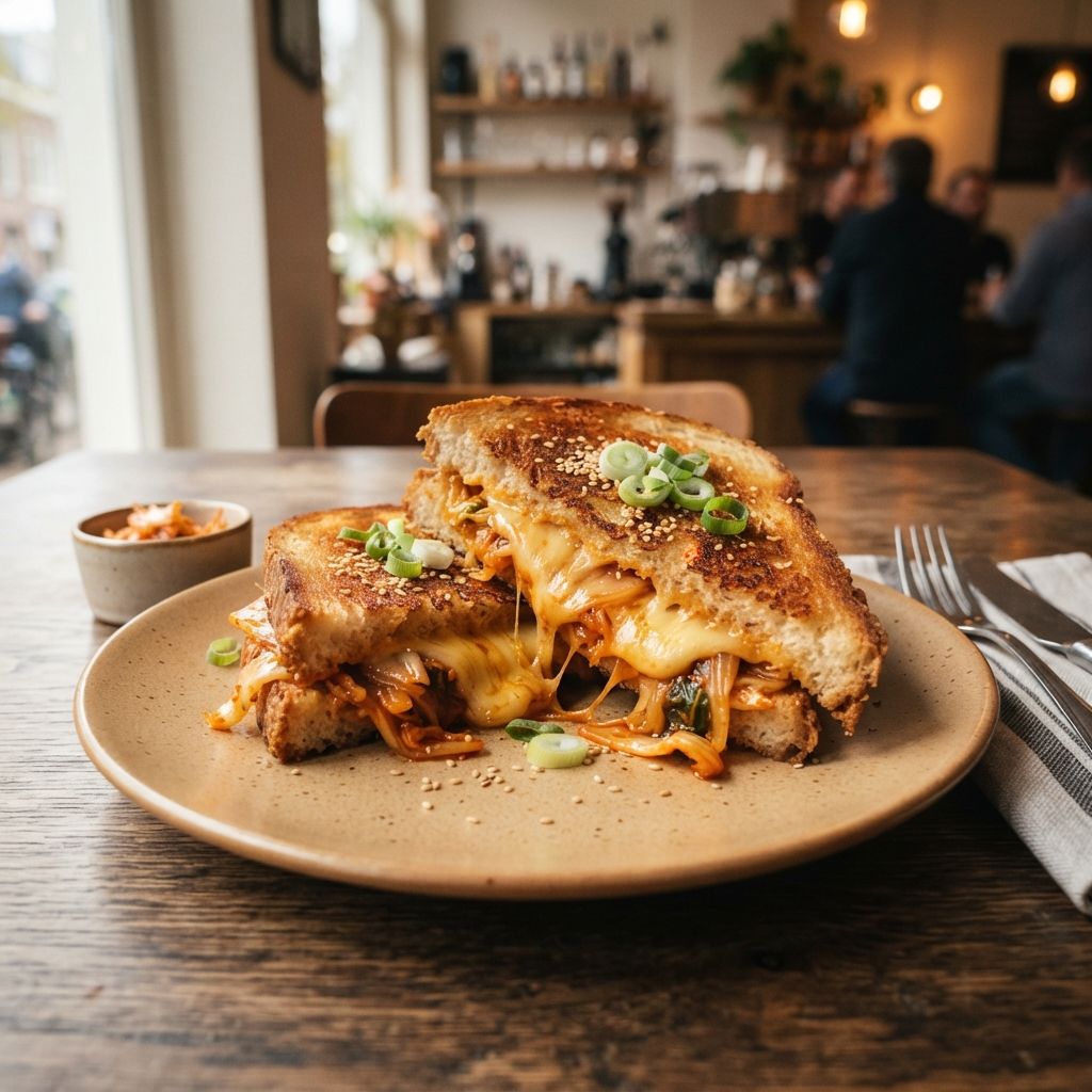 Tweede Jeugd Toasty: KIMCHI en kaas
