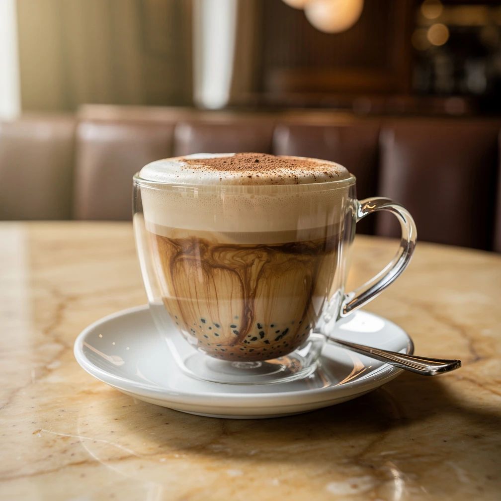 Dirty chai latte