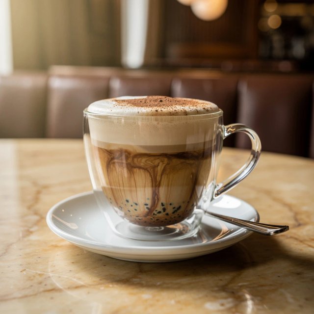 Dirty chai latte