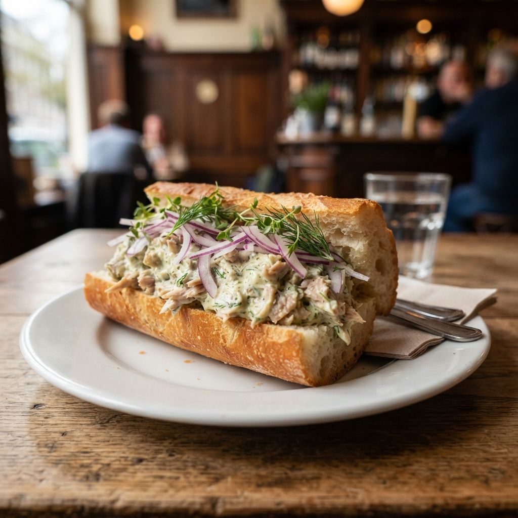 Huisgemaakte makreelsalade