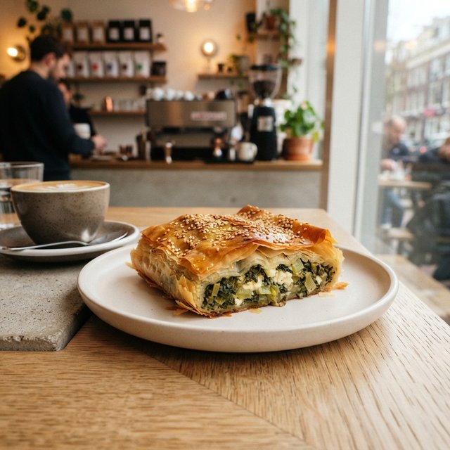 Spinach-Leek / Feta Pie