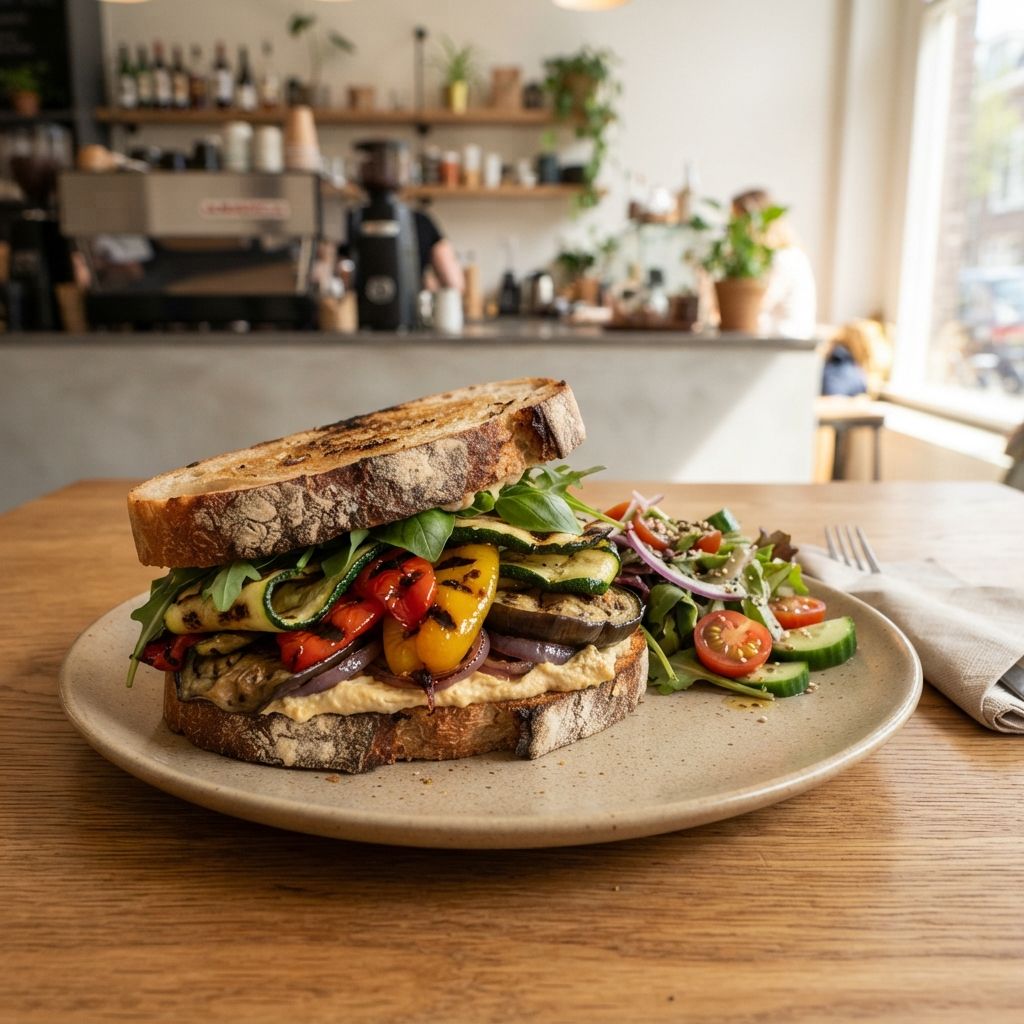 Gegrilde Groente Sandwich