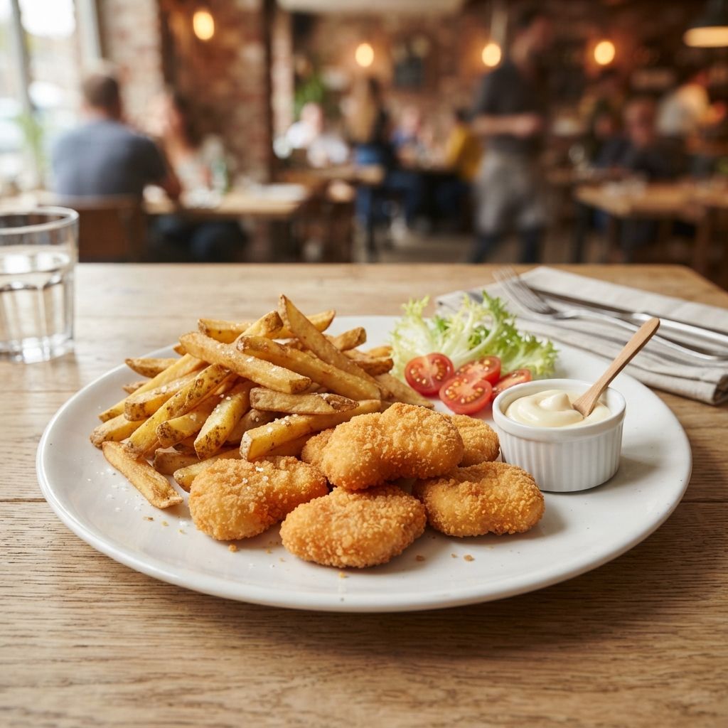 Kipnuggets of kroketje