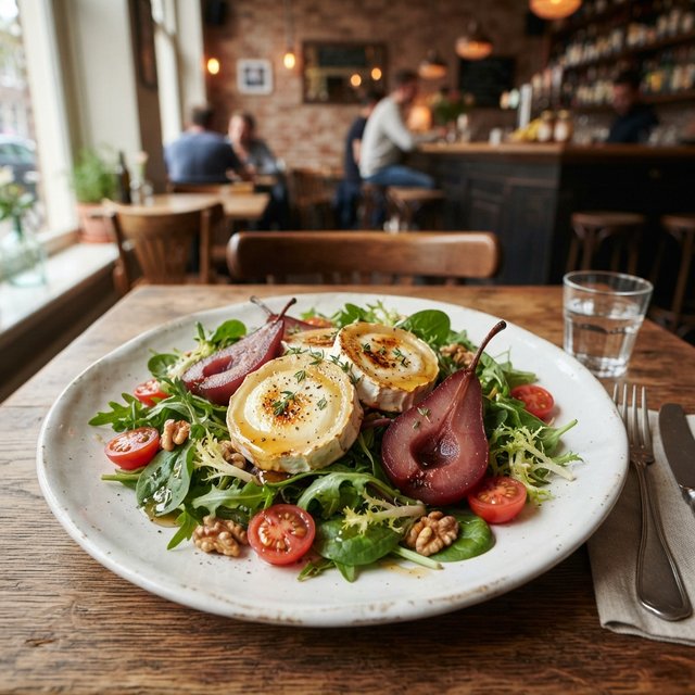 Salade met Geitenkaas