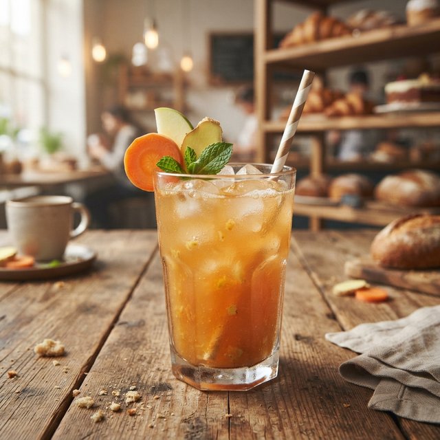 Homemade Lemonade - Carrot, Ginger and Apple