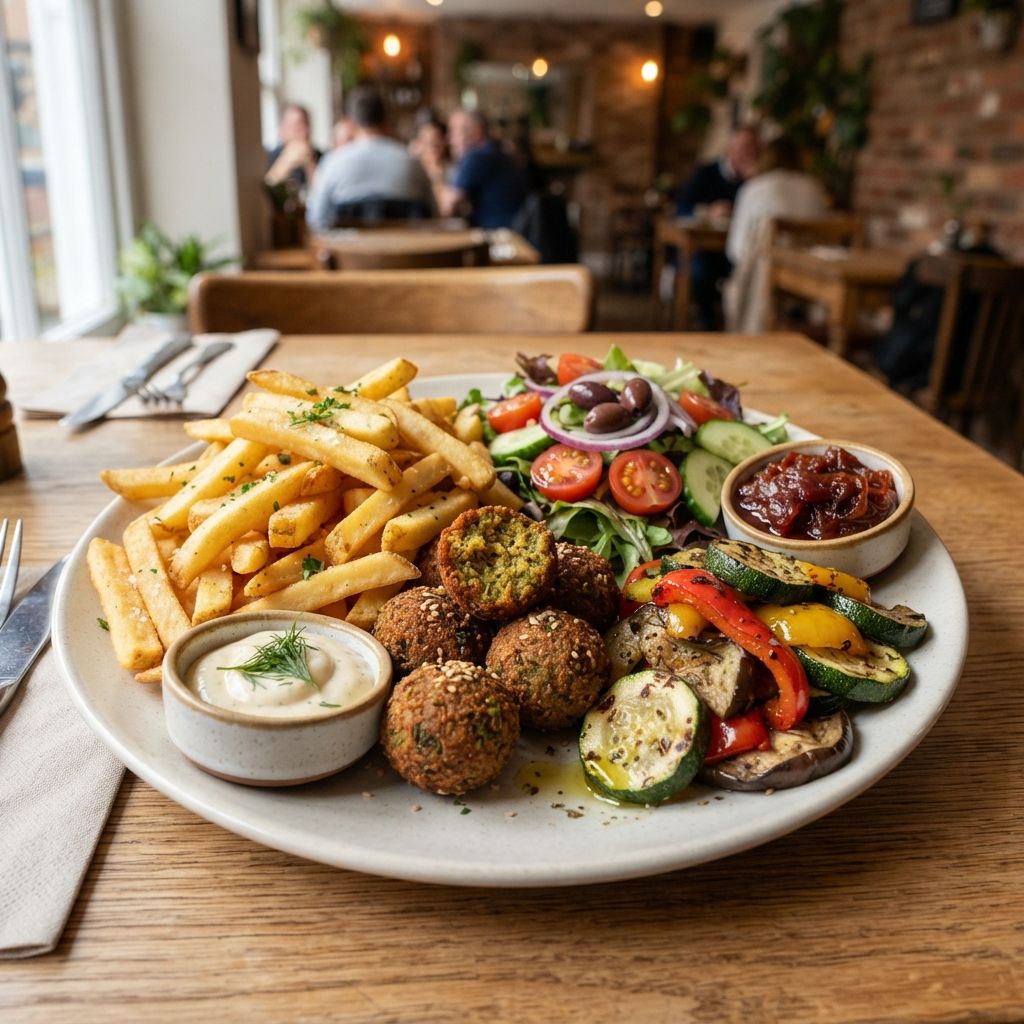 Friet falafel (vega)
