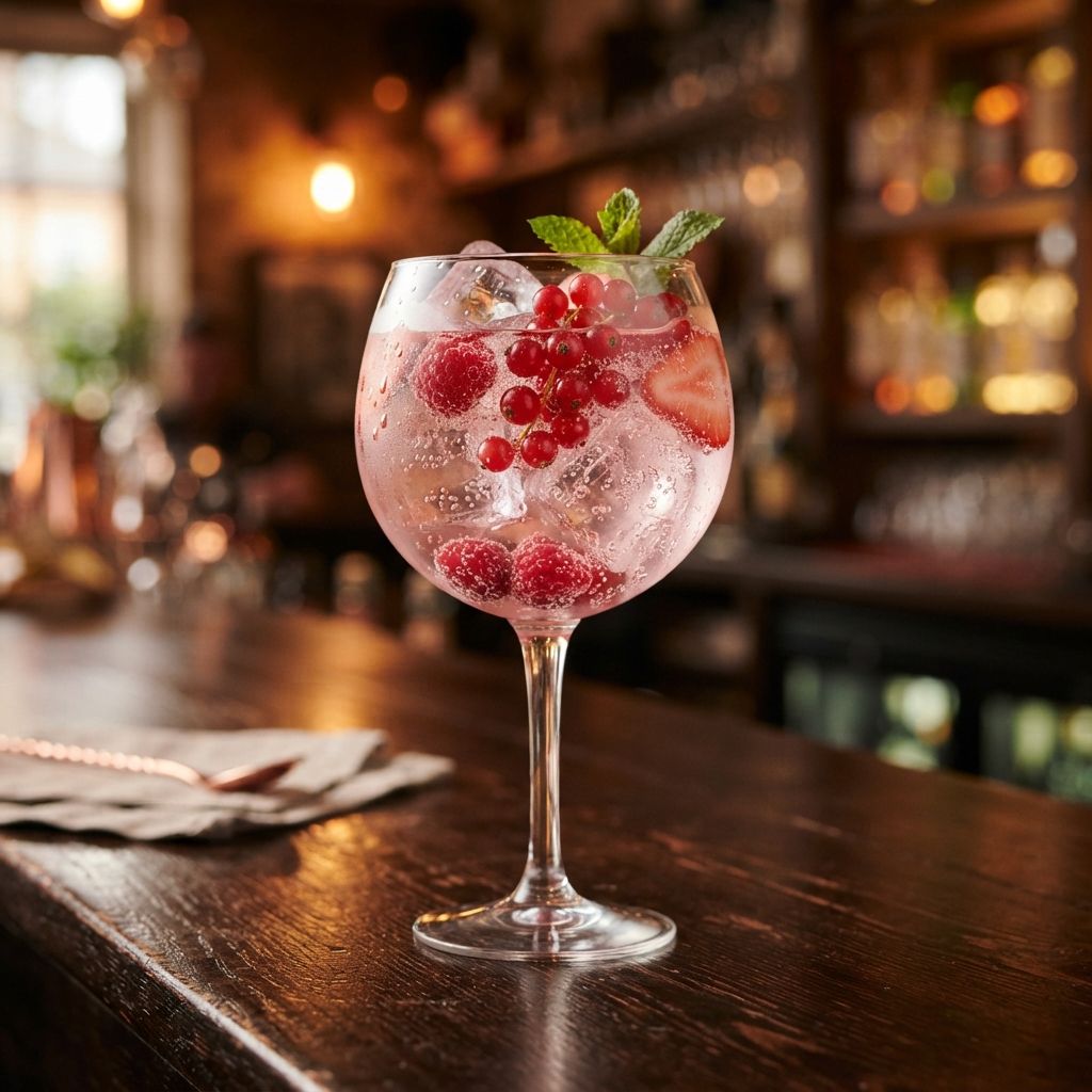 GORDON'S PINK fever-tree tonic & rood fruit