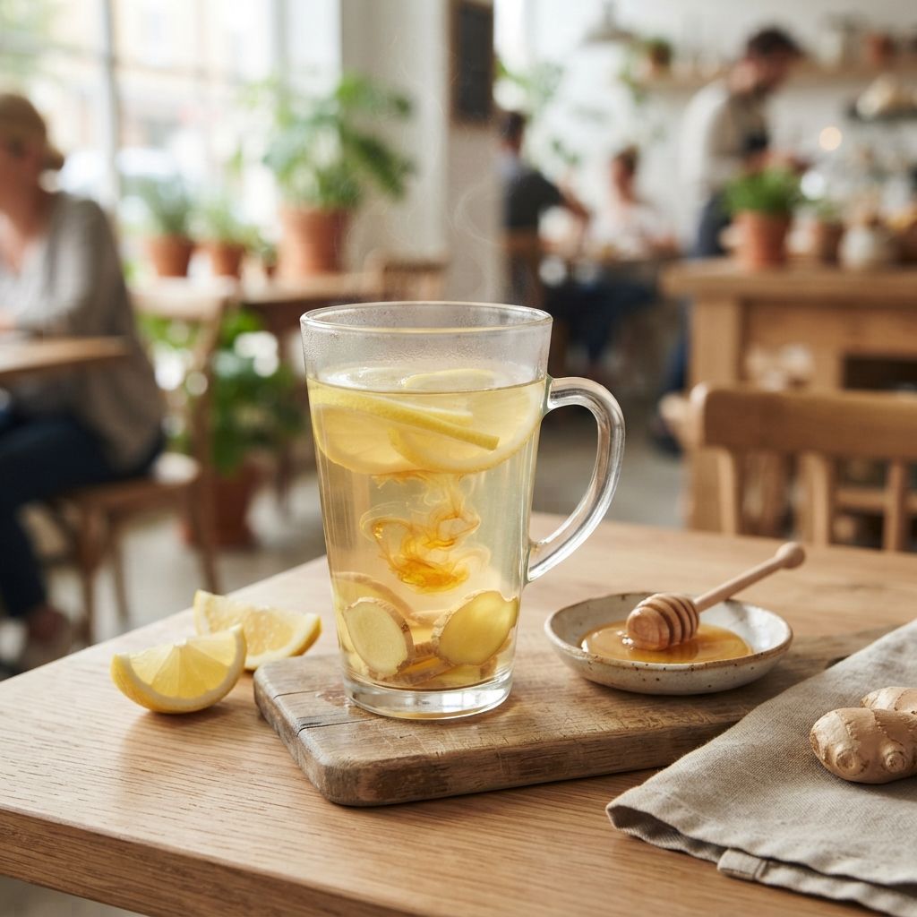 Fresh Lemon, Ginger & Honey Infusion