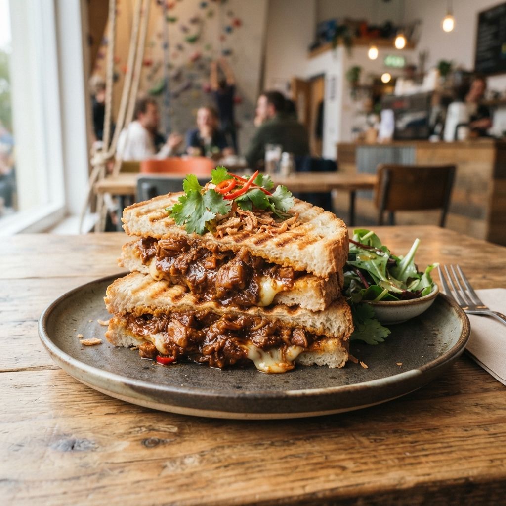 Vegan Rendang toastie