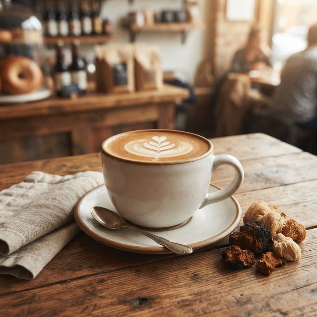 Mushroom coffee