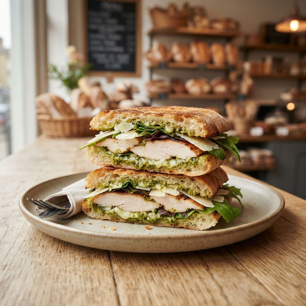 Smoked Chicken Pesto