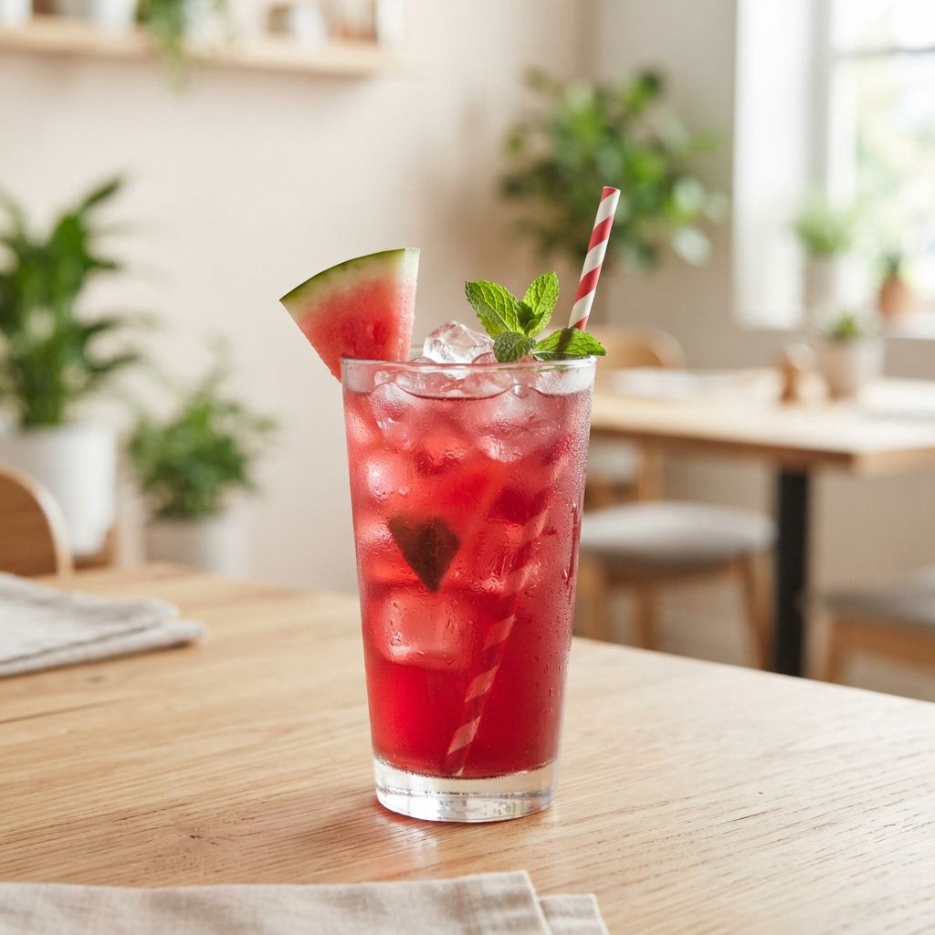 WATERMELOEN HIBISCUSDRINK