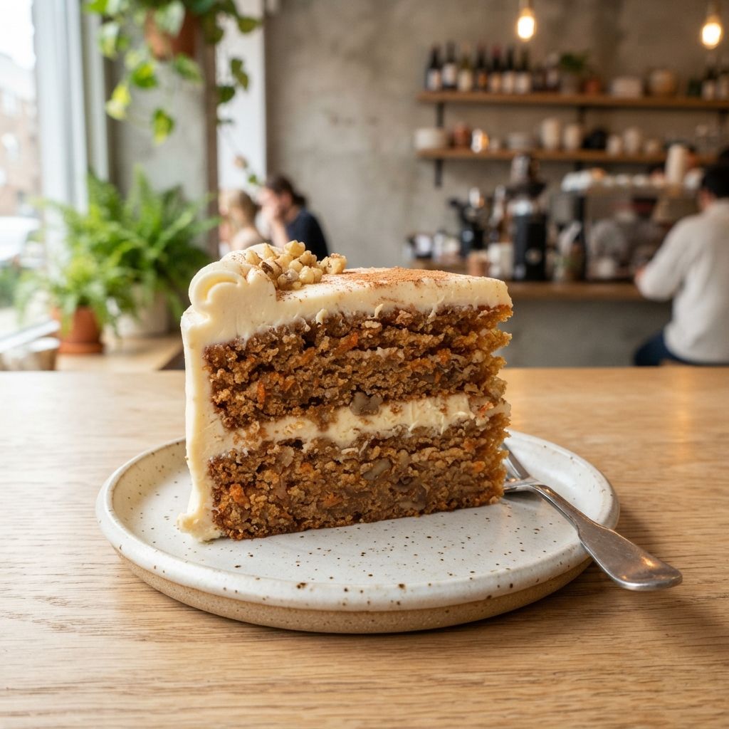 Carrot and cream cheese cake