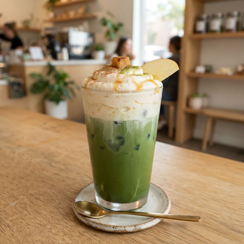 Matcha Apple Pie Cream